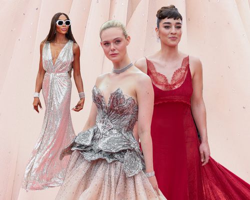 Naomi Campbell, Elle Fanning, and Simona Tabasco at the 2023 Cannes Film Festival