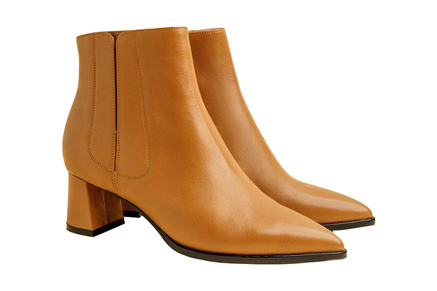 Ally Shoes Lower Block Heel Ankle Boots