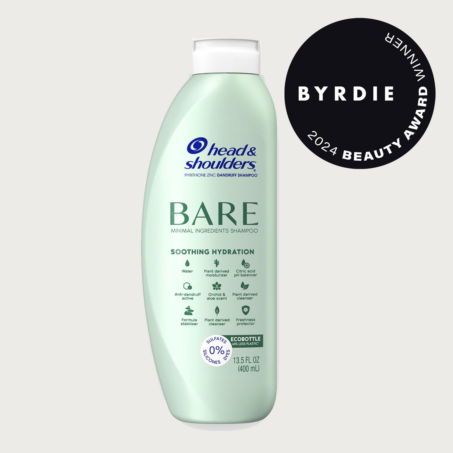  Head & Shoulders Bare Soothing Hydration Silicone-Free Dandruff Shampoo