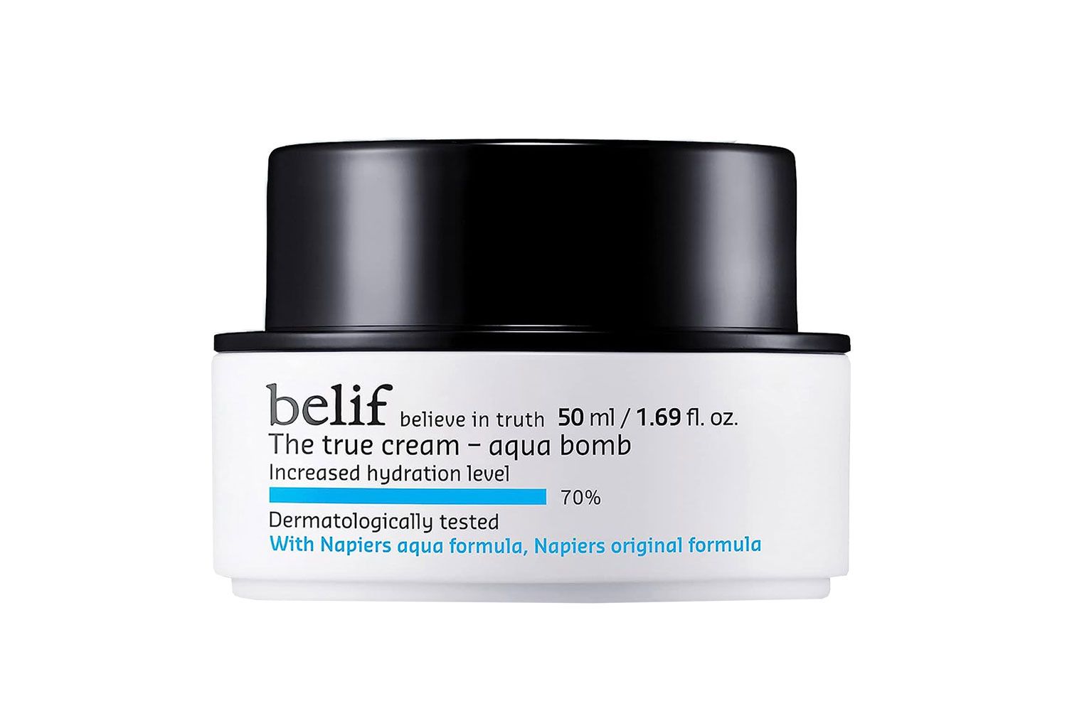 A jar of belif The True Cream Aqua Bomb