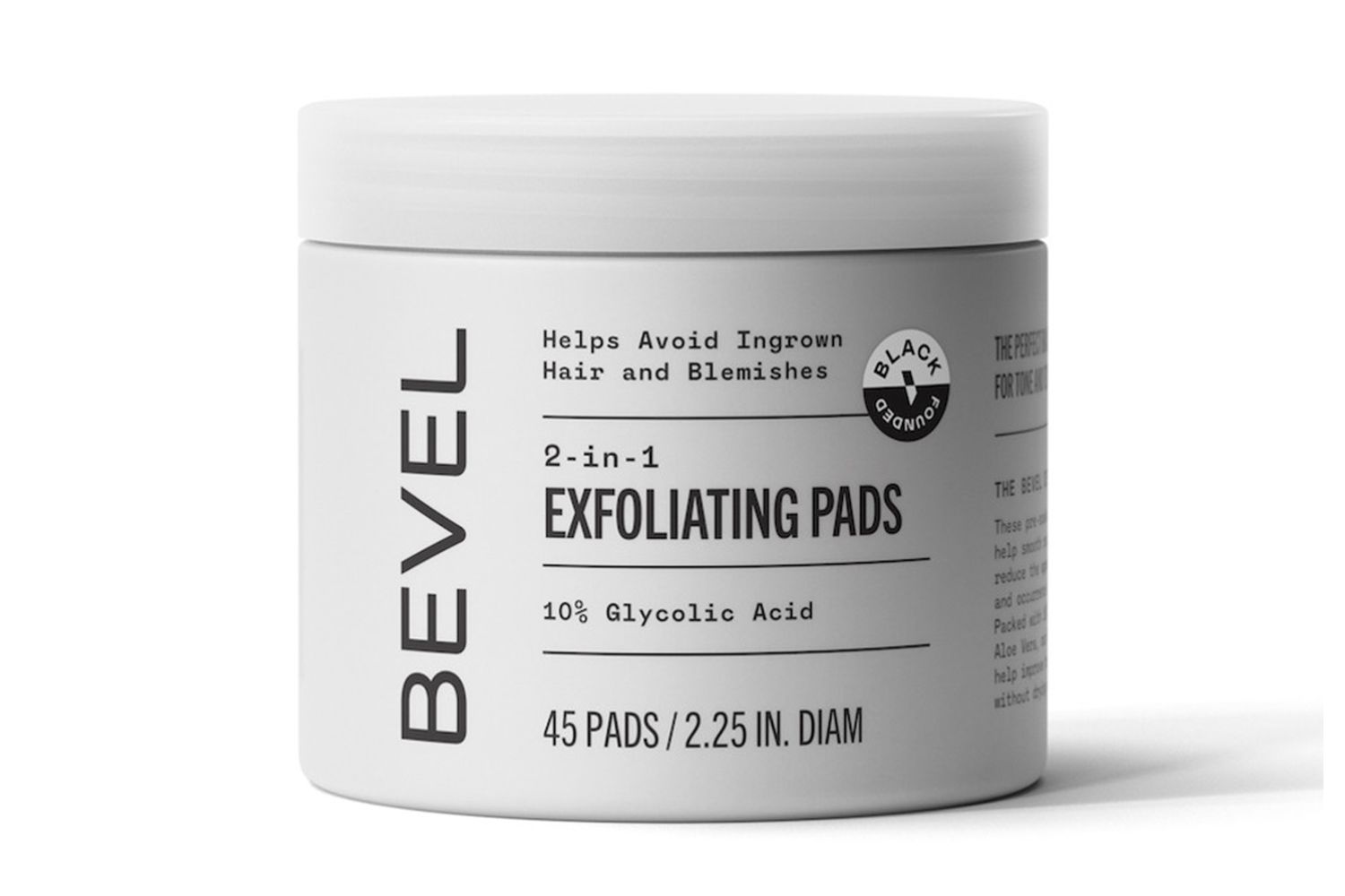 Bevel 2-in-1 Exfoliating Toner Pads