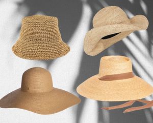 collage of the best sun hats