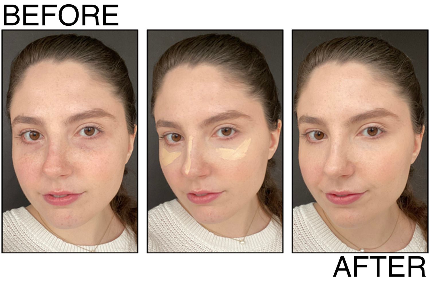 Ilia True Serum Concealer Before and After