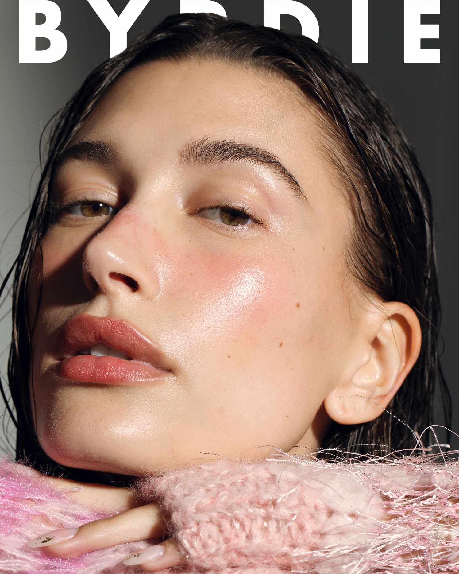 hailey bieber byrdie cover