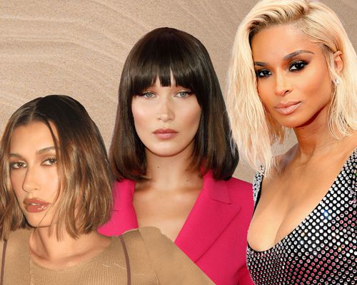 Hailey Bieber, Bella Hadid, and Ciara with Bob Hairstyles