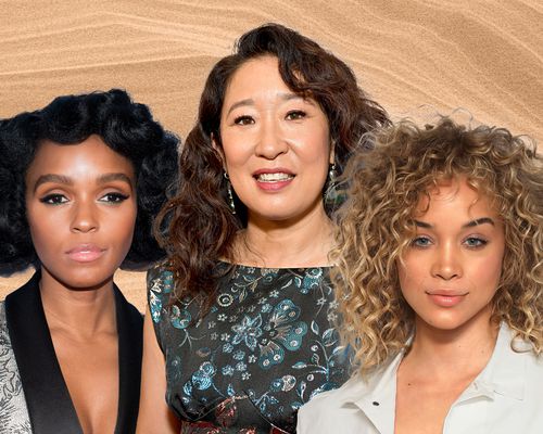 Janelle Monae, Sandra Oh, and Jasmine Sanders with Curly Bangs