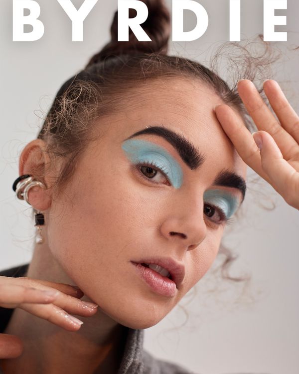 lily collins on the cover of byrdie