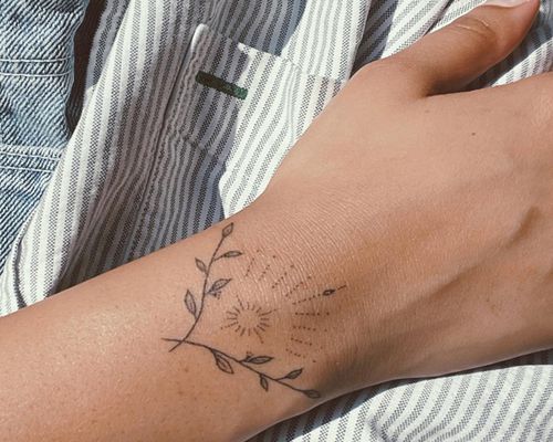 Delicate Wrist Tattoo