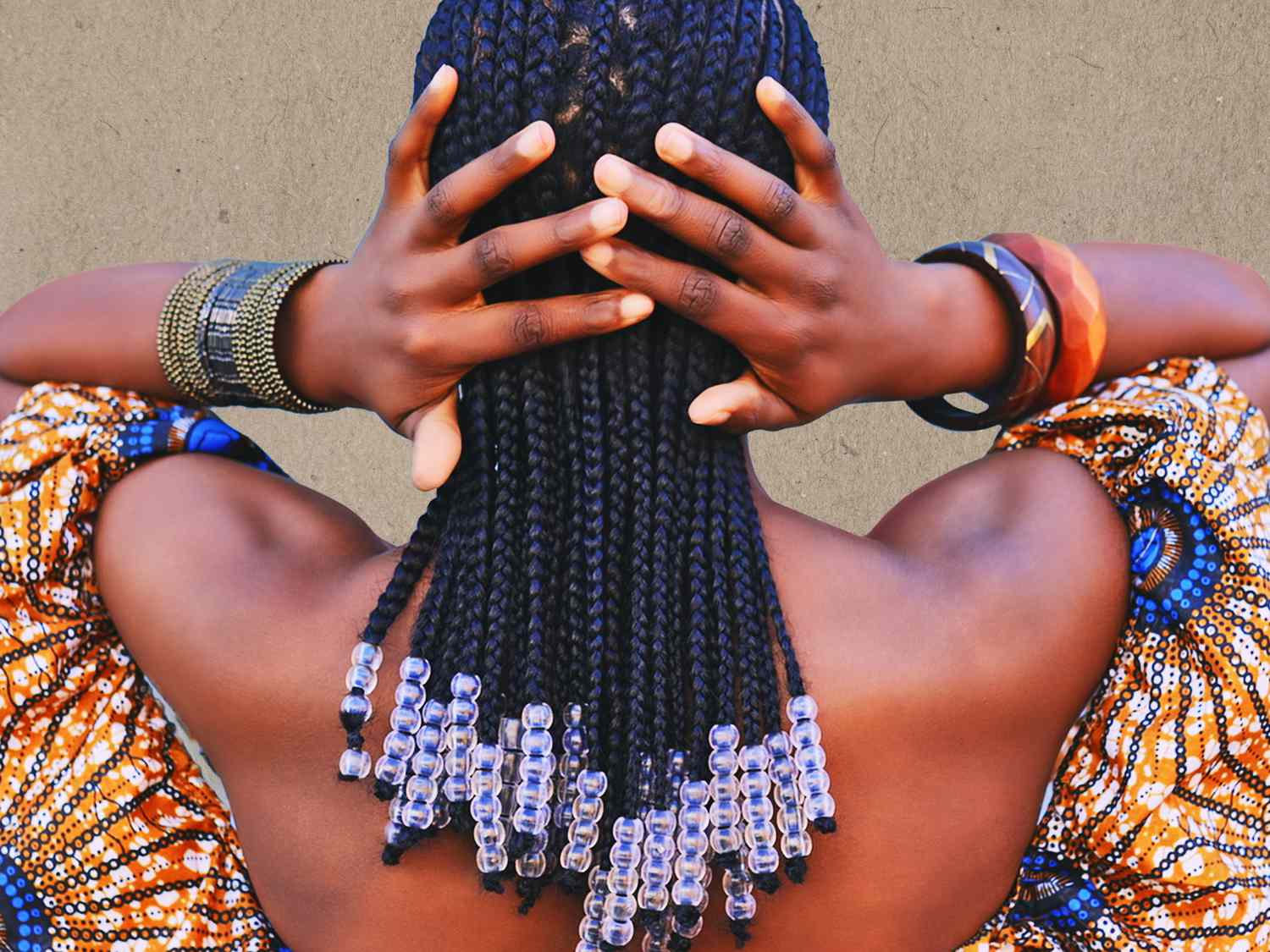 Woman with Protective Hairstyle