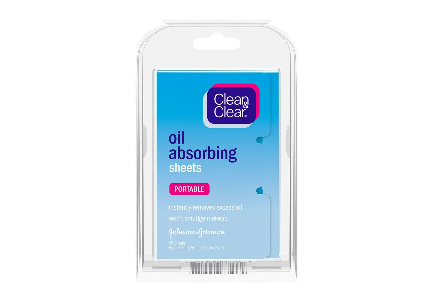 Clean &amp; Clear Oil Absorbing Face &amp; Nose Sheets for Oily Skin, 50 ct