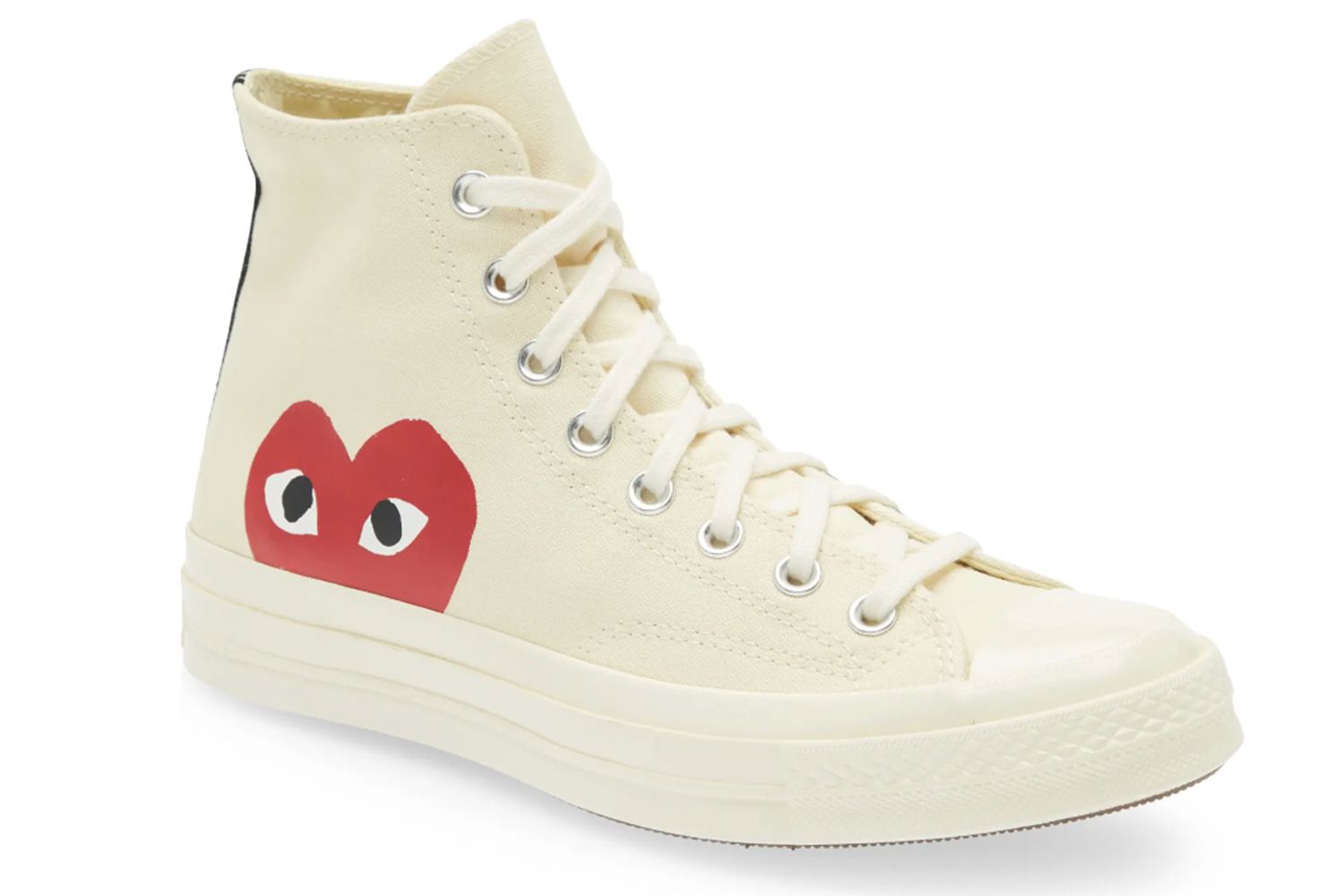 Comme des Gar&Atilde;&sect;ons PLAY x Converse Chuck Taylor&Acirc;&reg; Hidden Heart High Top Sneaker