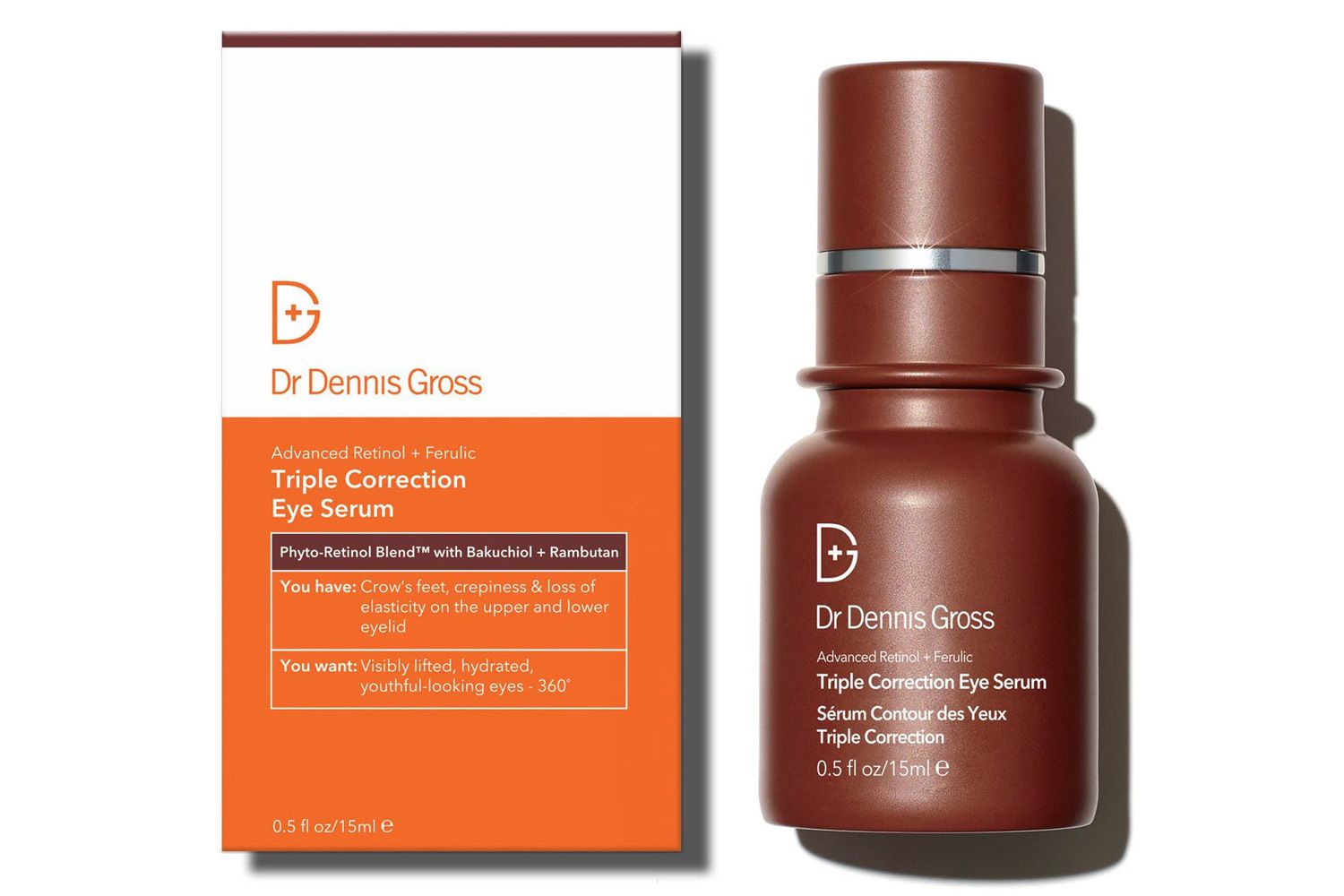 Dr. Dennis Gross Skincare Ferulic + Retinol Triple Correction Eye Serum