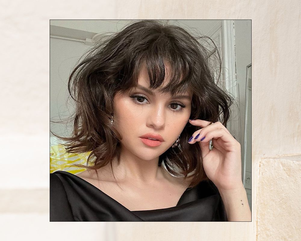 Selena Gomez layered bob