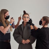 lily collins glam team