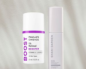 Best over-the-counter retinols collaged against neutral background