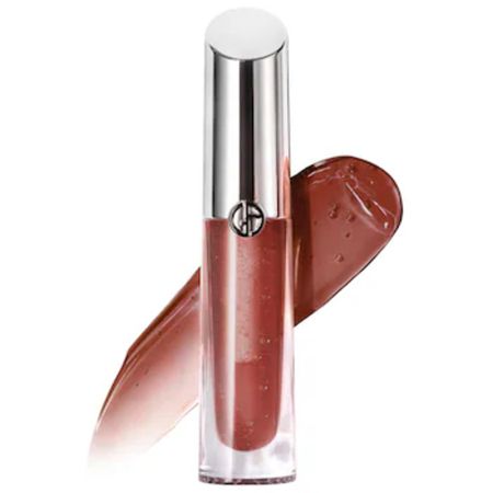 armani prism lip gloss in a deep plum shade