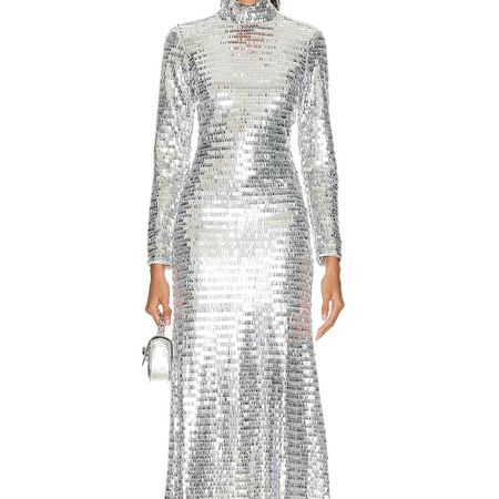 Simon Miller Sequin Sculpty Dress in silver