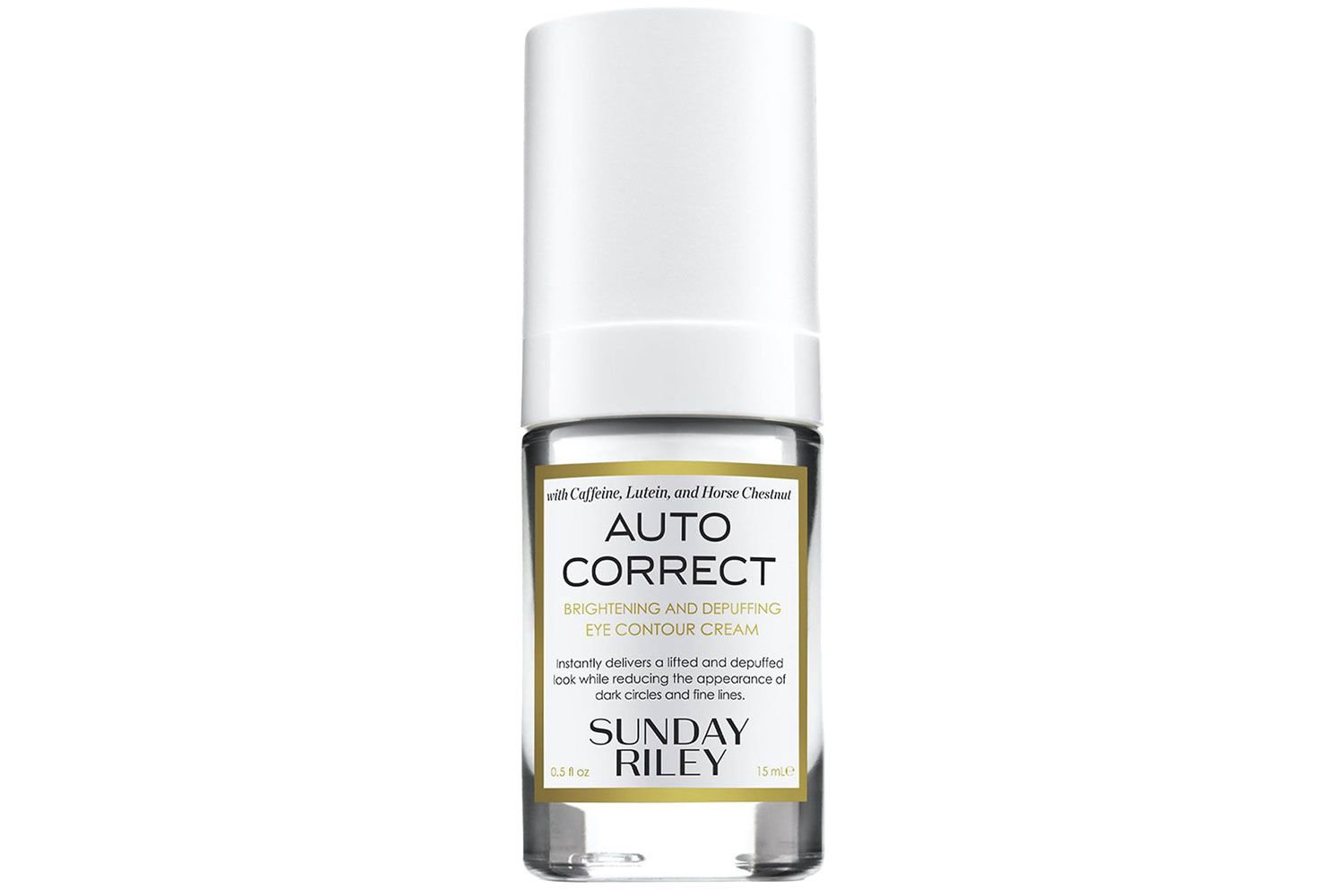 Sunday Riley Auto Correct Brightening + Depuffing Eye Cream for Dark Circles