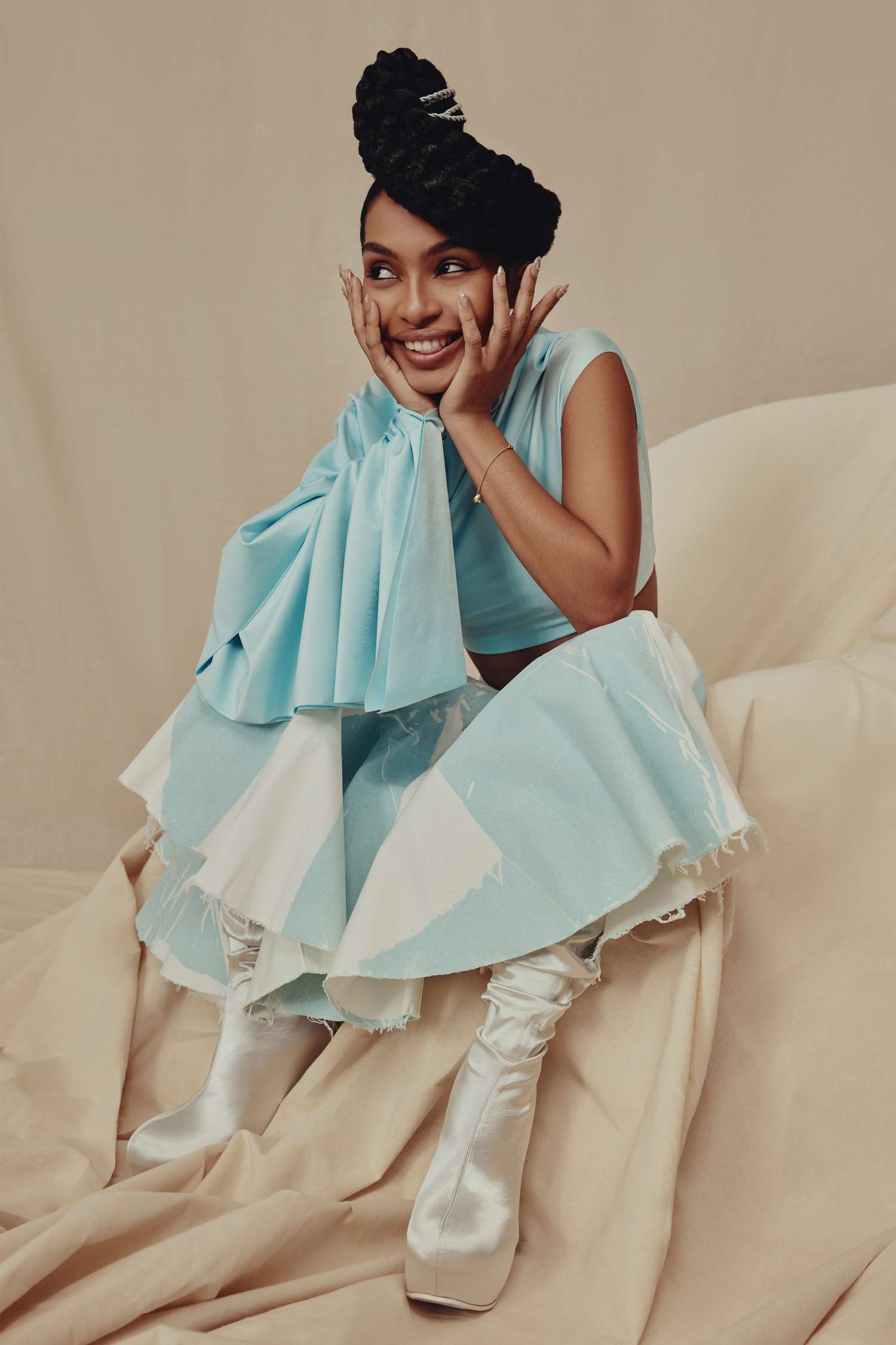 Yara Shahidi for Byrdie's Spring 2023 Cover Story