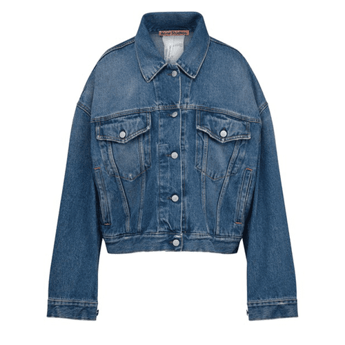 Acne Studios Morris Denim Jacket in medium wash denim