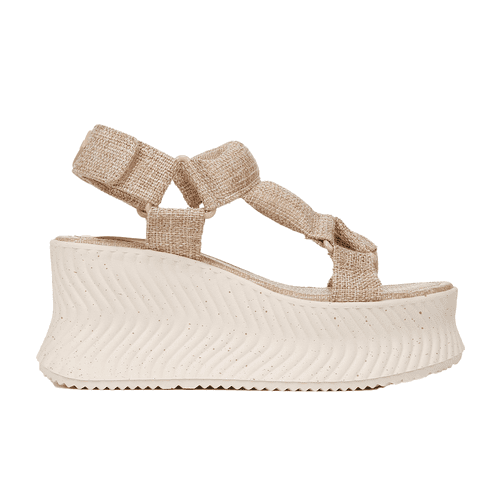 Circus NY by Sam Edelman Platform Wedge Sandal in sand dune beige