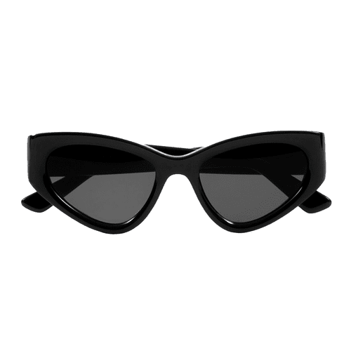 Delarge Shapes Cat-Eye Acetate Sunglasses in black