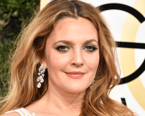 Drew barrymore with loose waves