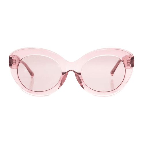 Linda Farrow x The Attico Cat-Eye Frame Sunglasses in pink