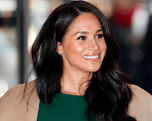 meghan markle wearing bouncy blowout