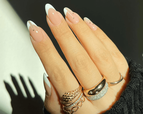 white french manicure