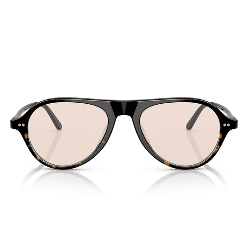 Oliver Peoples Emet sunglasses in gray tortoise with beige tinted lenses