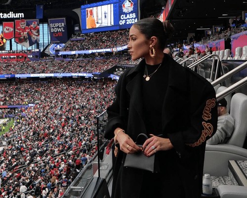 Olivia Culpo at the 2024 Superbowl