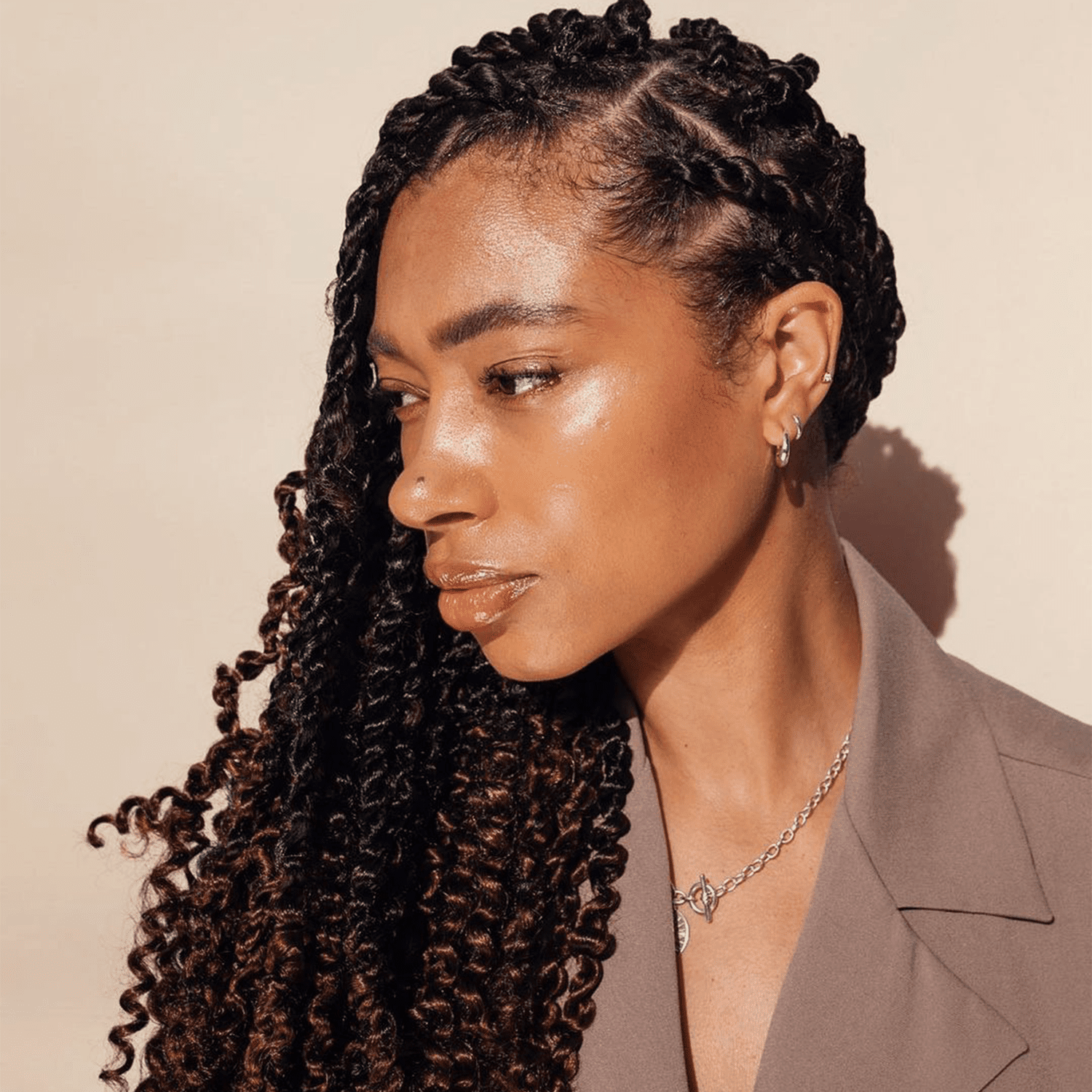 woman wearing passion twists