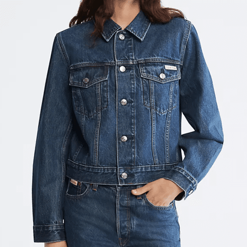 Calvin Klein Classic Trucker jacket in medium wash denim