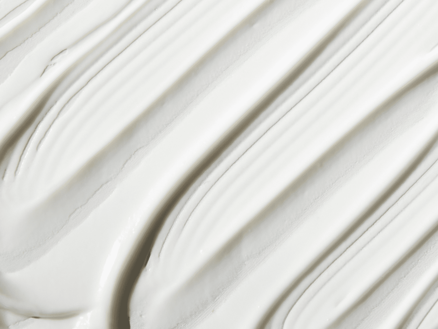 Close up of white skincare cream product.